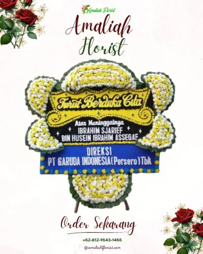 Papan Bunga Duka di Senden