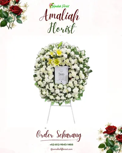 Krans Bunga Duka Cita di Senden